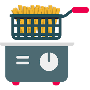 A deep fat fryer